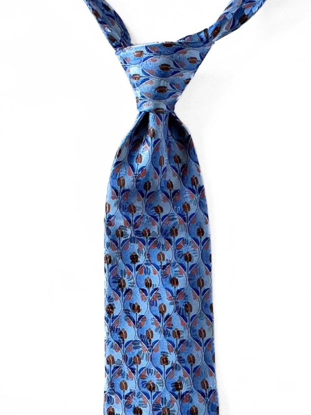 Share Ermenegildo Zegna Mens Floral Silk Neck Tie 3.75"